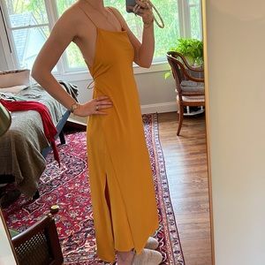 Stunning Marigold Long Dress